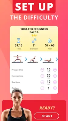 Hatha yoga for beginners android App screenshot 0